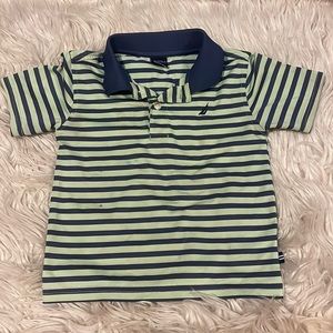 Boys náutica polo shirt 18 months small stain